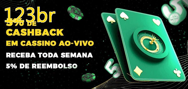 Promoções do cassino ao Vivo 123br